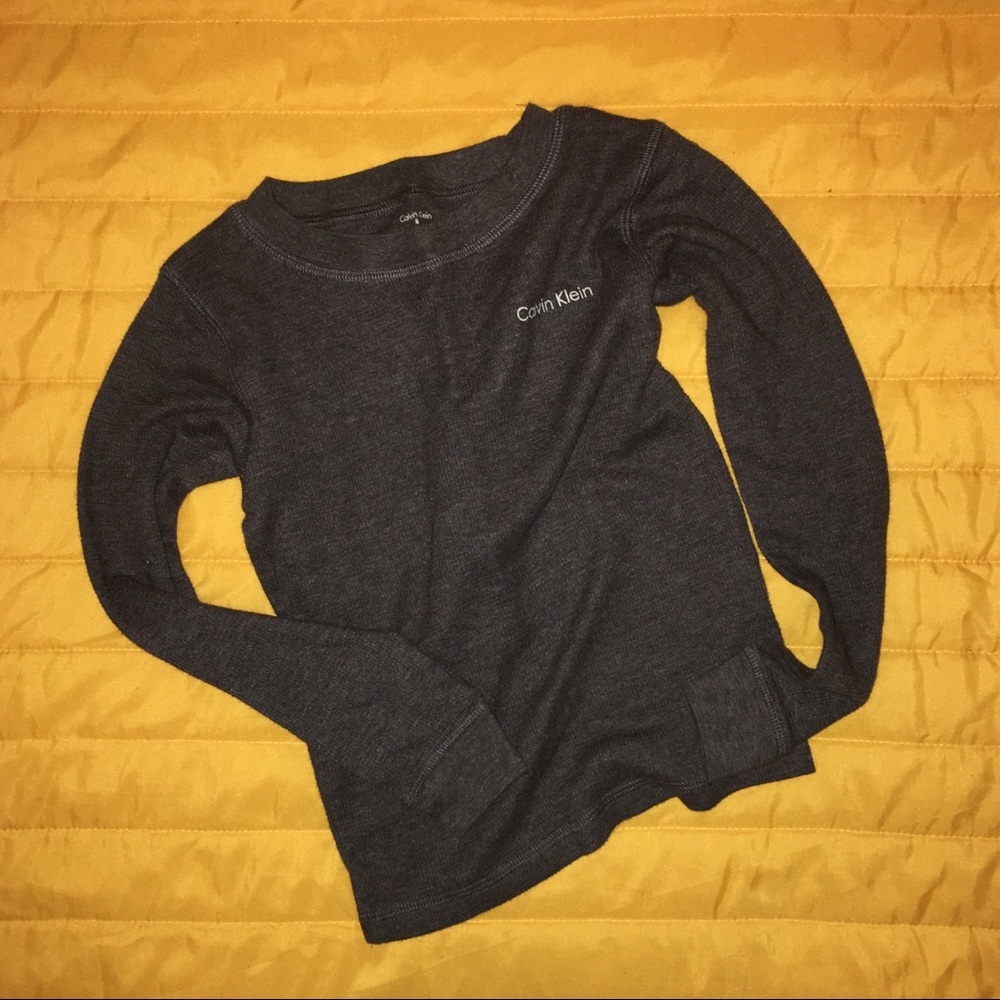 Calvin Klein thermal tee.